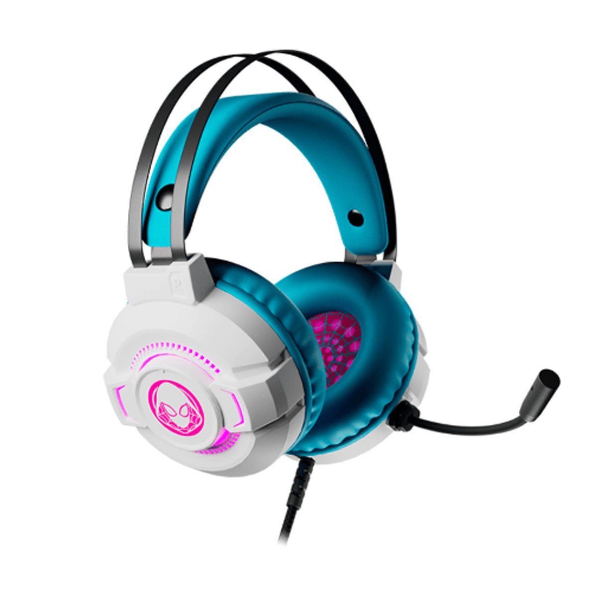 XTECH - Audifono CMicrof Xtech Negro Gaming Ghost Spider