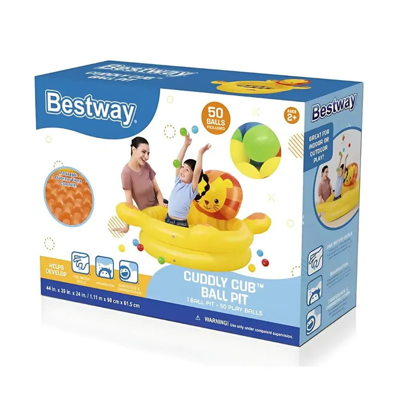 BESTWAY - Piscina de Pelotas Bestway con 50 pelotas de juego incluidas