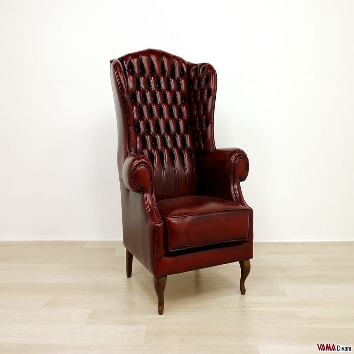 DMUEBLES - DM Sillón Ejecutivo Escritorio Neo - Marrón Granate