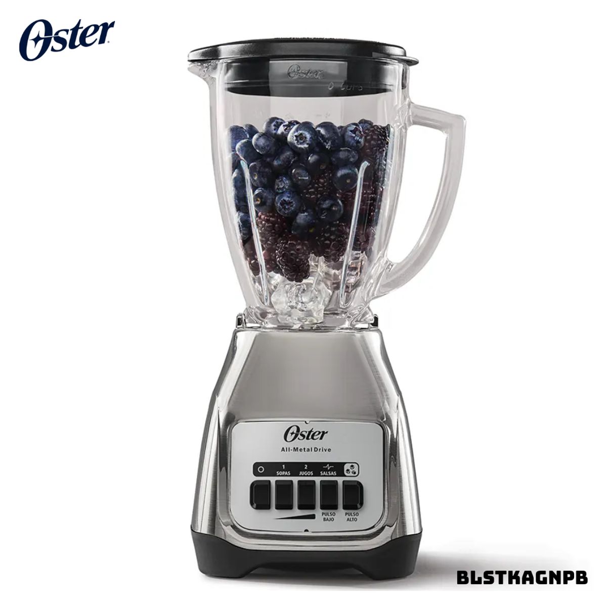 OSTER - LICUADORA OSTER 2 VELOCIDADES PULSO ALTO Y BAJO 800W NIQUELADA - BLSTKAGNPB