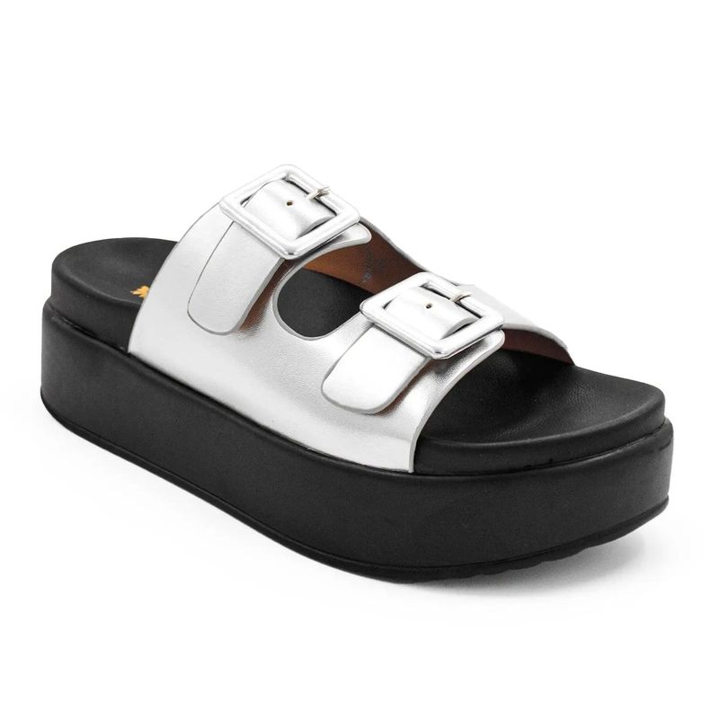 STHEF - SANDALIA MUJER STHEF CASUAL PLATA 8006