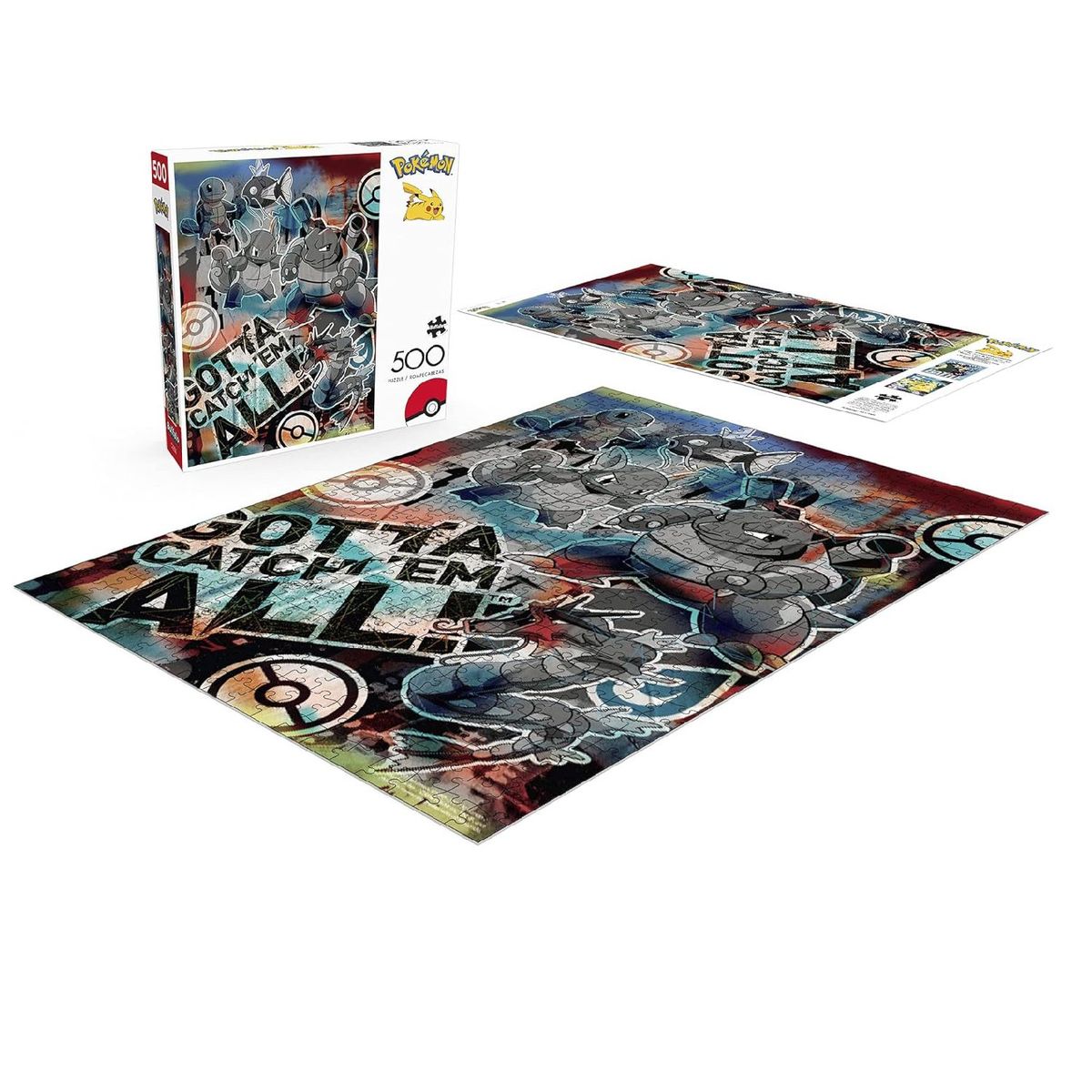 POKEMON - Pokemon Rompecabeza 500 Piezas Agua Team