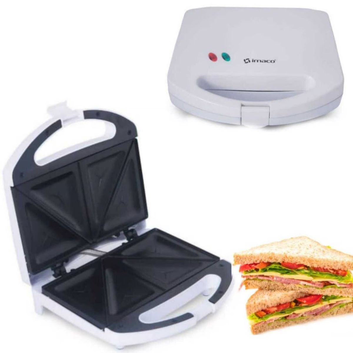 IMACO - Sandwichera maker ist101 blanco