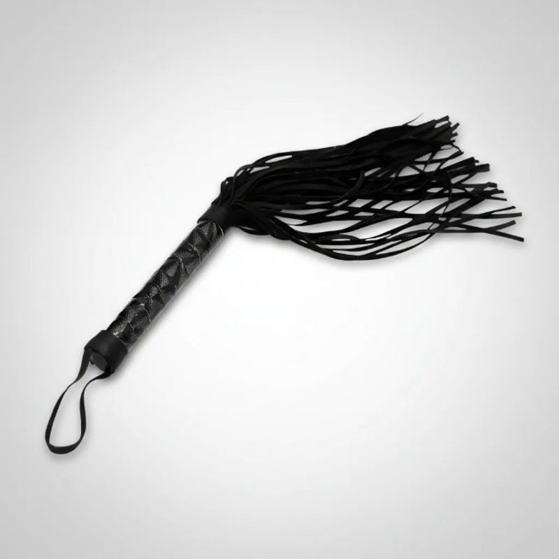 DR PINKY - Látigo Flogger Negro Azótame Bdsm Bondage Fetiche Juego para Parejas