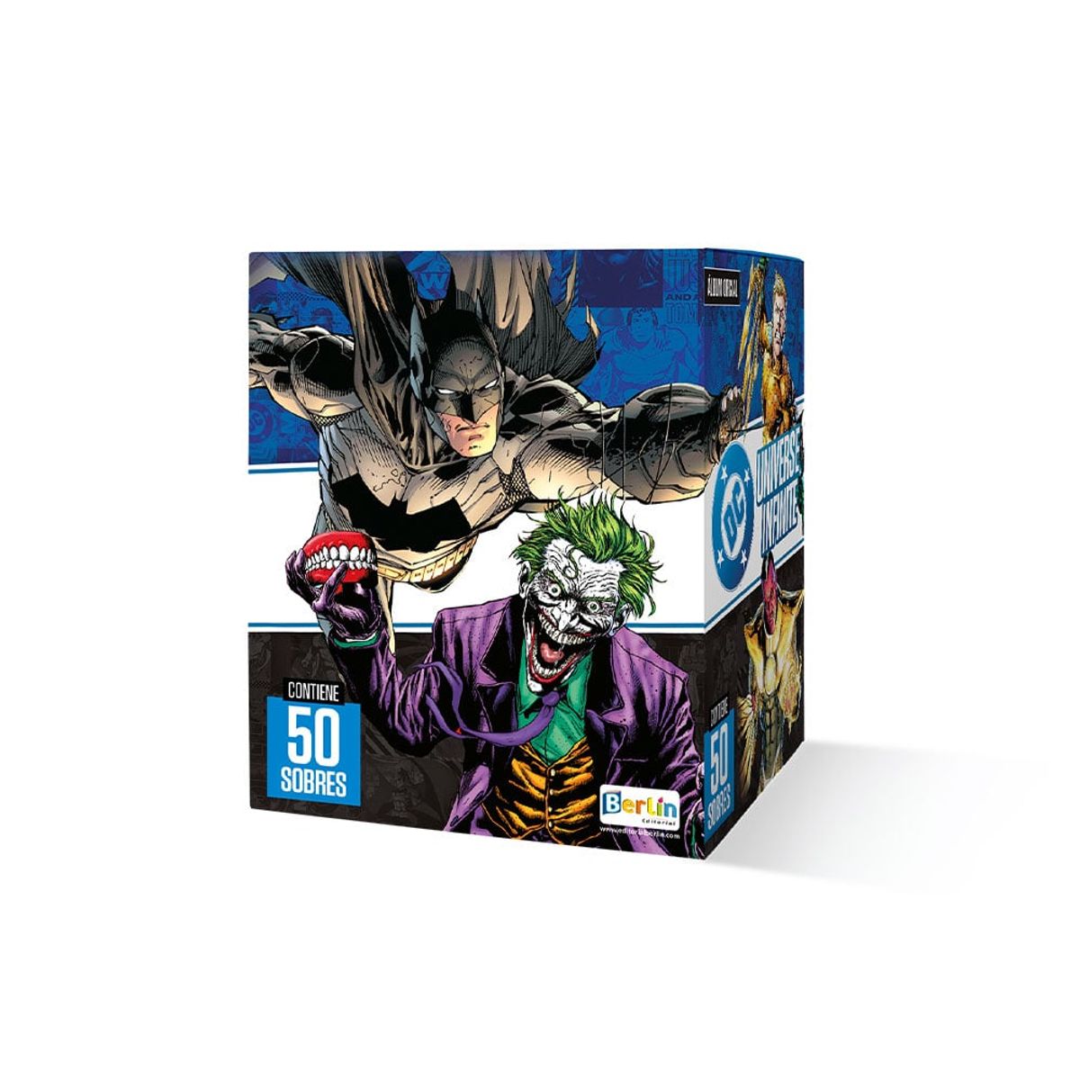 EDITORIAL BERLIN - ALBUM DC UNIVERSE PAQUETON 50 SOBRES