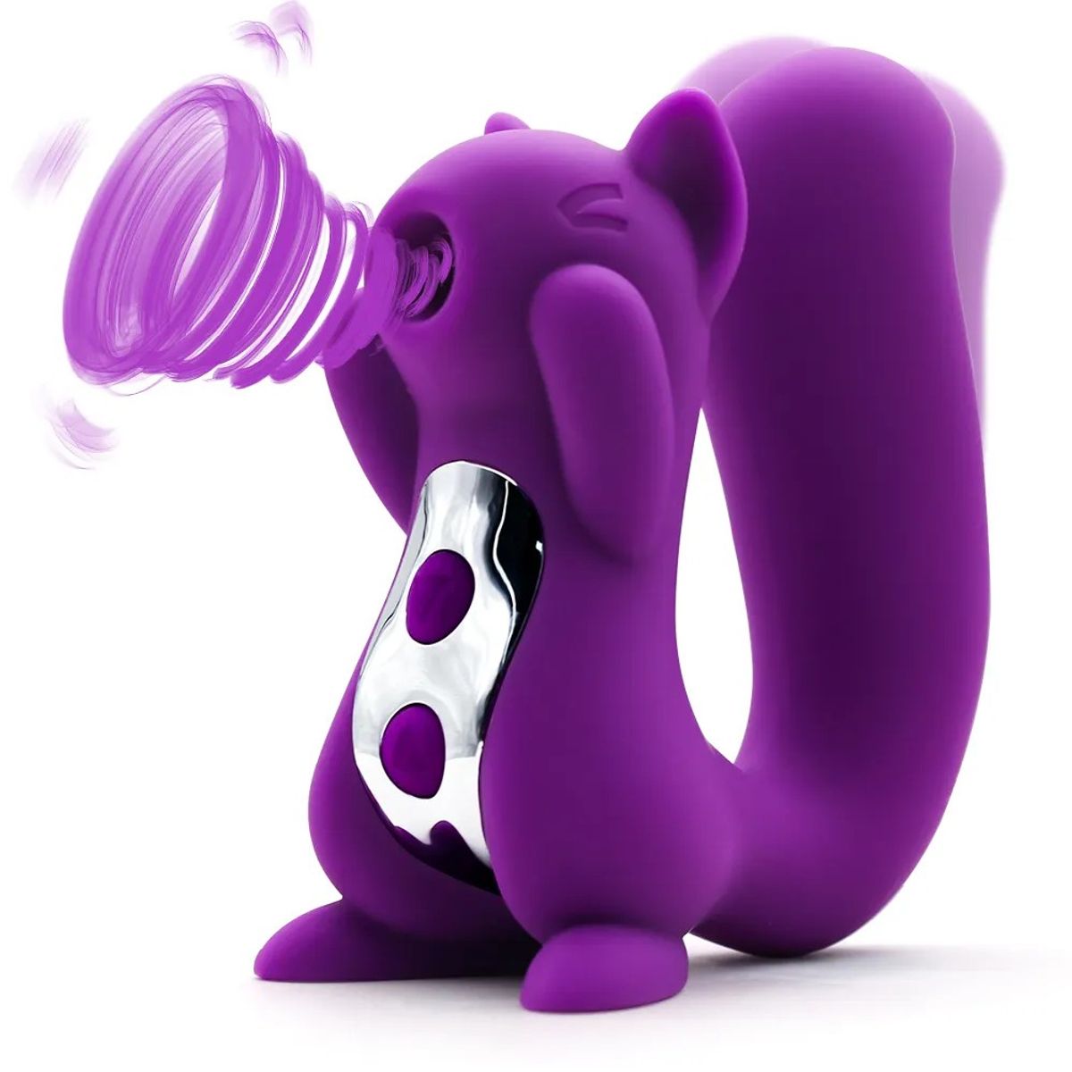 DR PINKY - Vibrador para Mujer Consolador Ardilla Succionador de Clitoris