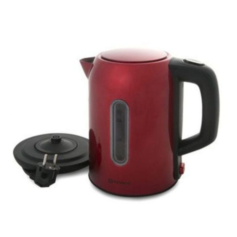 IMACO - Hervidor Eléctrico Metálico 17L Imaco KE1722R Rojo