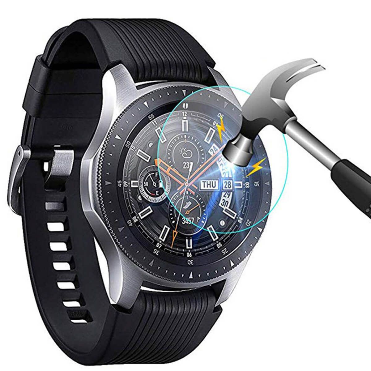 GENERICO - Mica de Vidrio 3D Para Samsung Gear S2 46mm