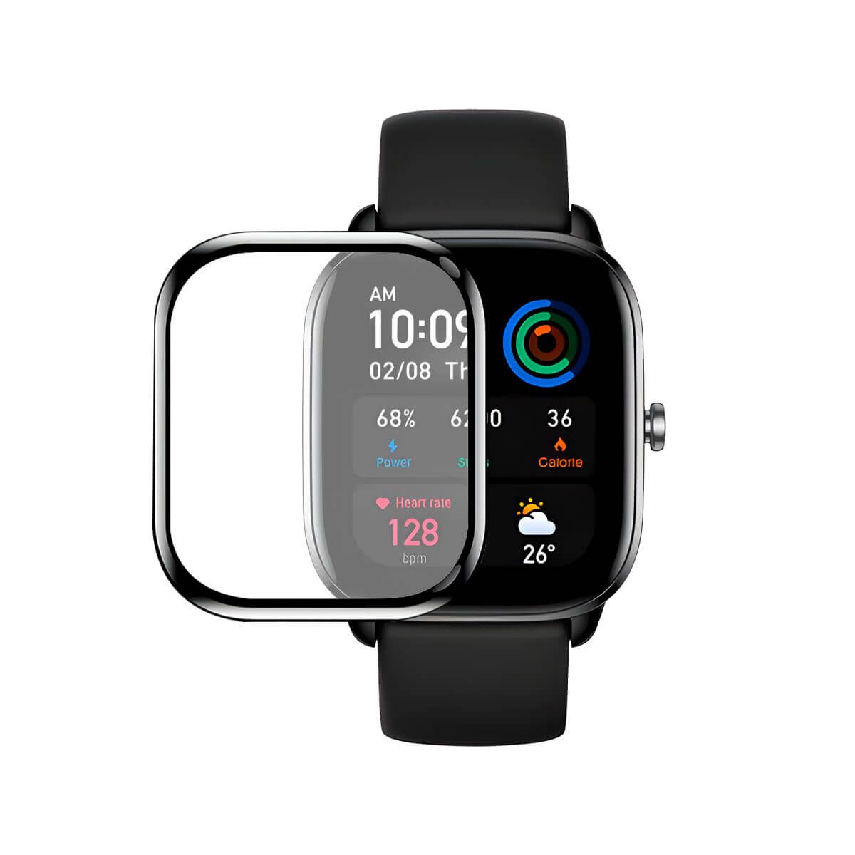 GENERICO - Mica Protectora 3D Amazfit GTS4 Mini