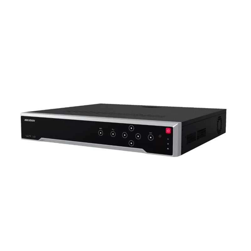 HIKVISION - GRABADOR NVR HIKVISION 32 CANALES RACK NEGRO PN DS-7732NI-K416P