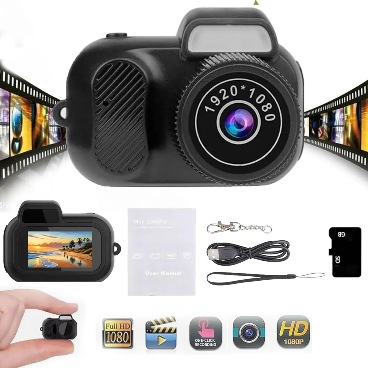 OEM - MICRO CAMARA CON PANTALLA FULL HD