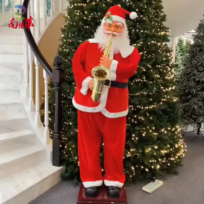 GENERICO - PAPA NOEL BAILARIN Y MUSICAL CON SAXOFON 180MTS