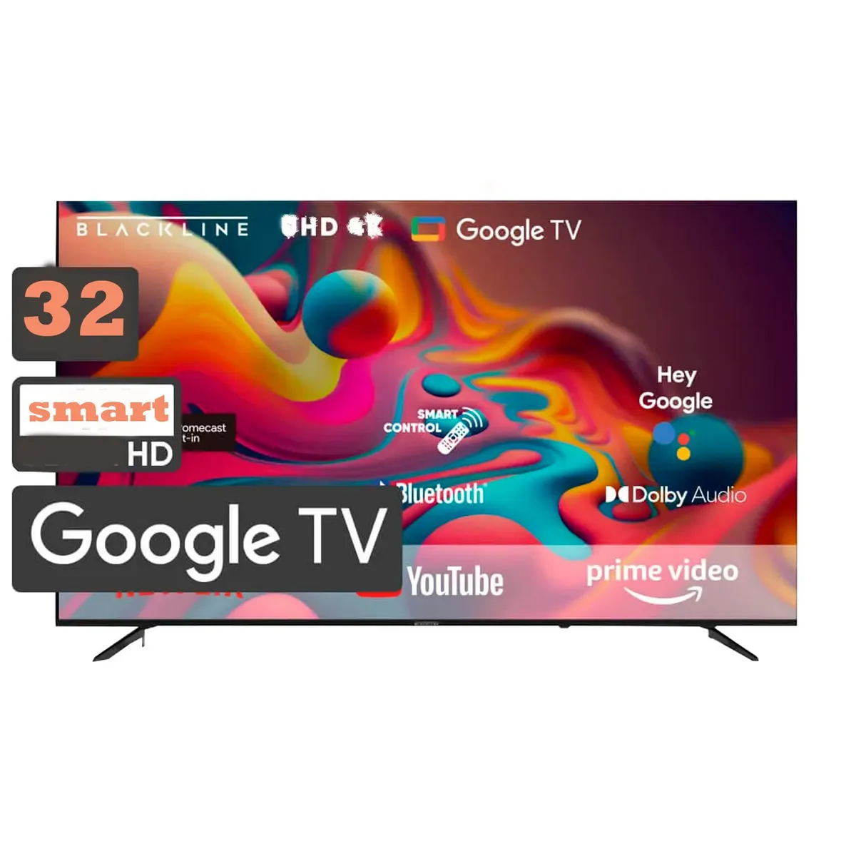 BLACKLINE - TELEVISOR BLACKLINE 32 HD SMART GOOGLE TV BL32-T3000HD