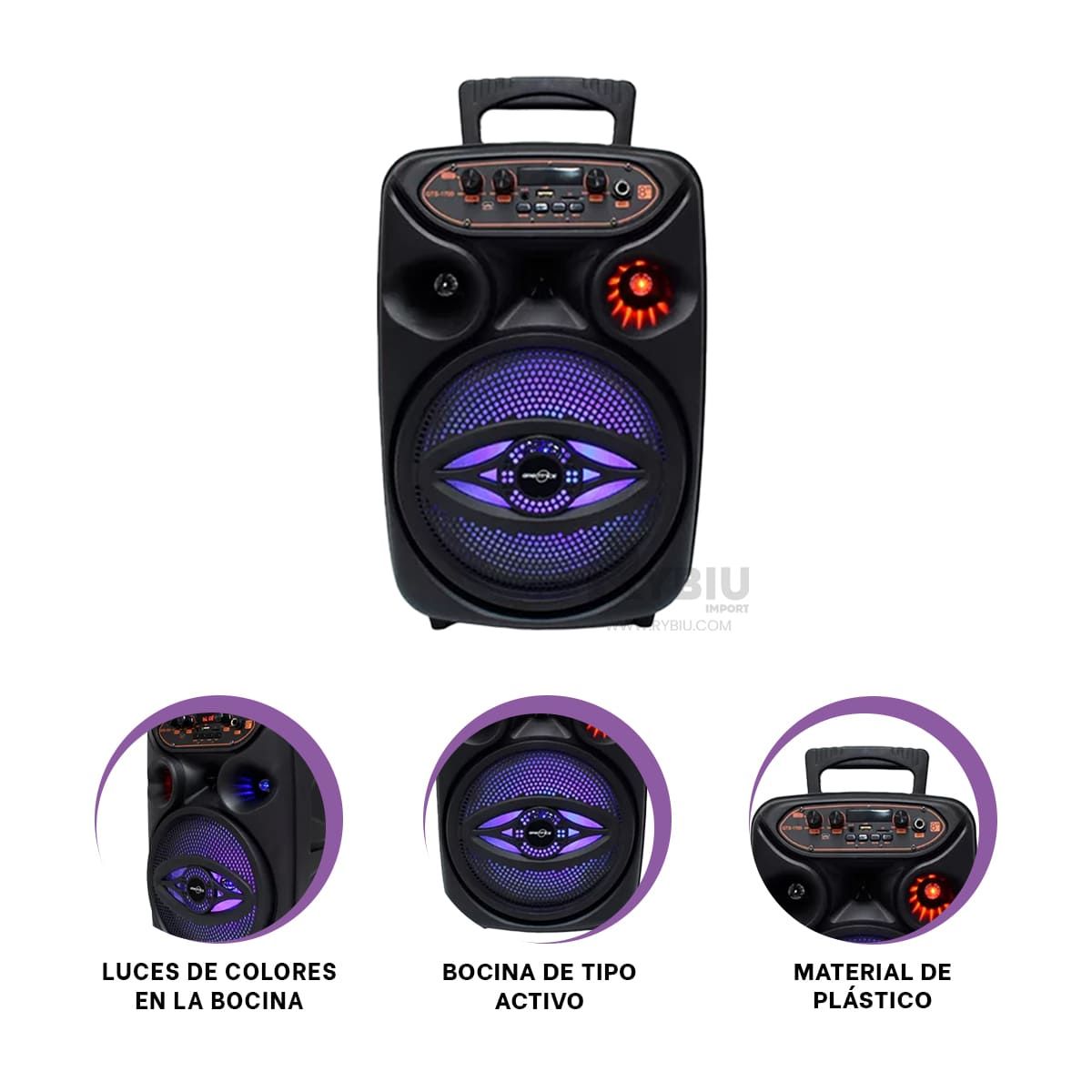 GENERICO - Bufer Moderno en Color Negro Y+Post-it Adhesivos