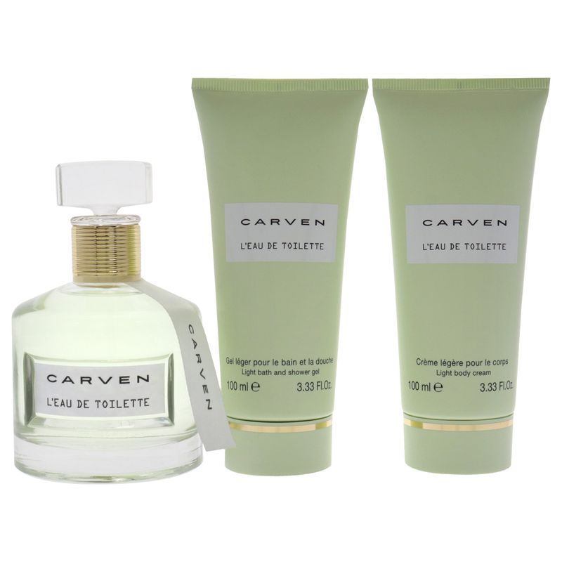 CARVEN - LEau De Toilette EDT100ml+Crema100ml+Gel100ml Set Carven