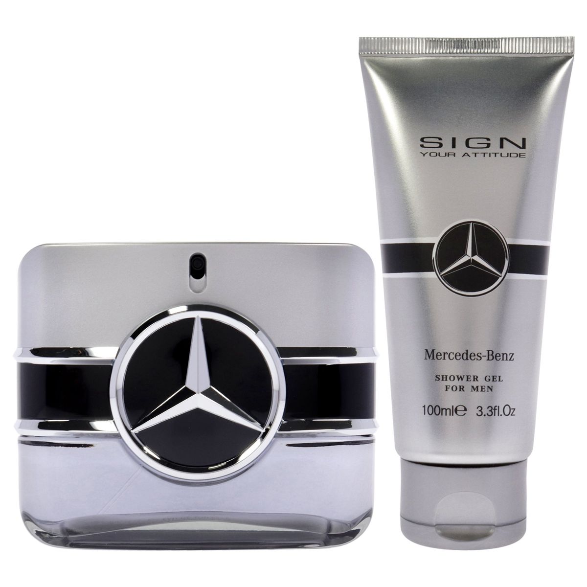 MERCEDES BENZ - Sign Your Attitude 2023 EDT100ml+Gel Gift Set Mercedes-Benz