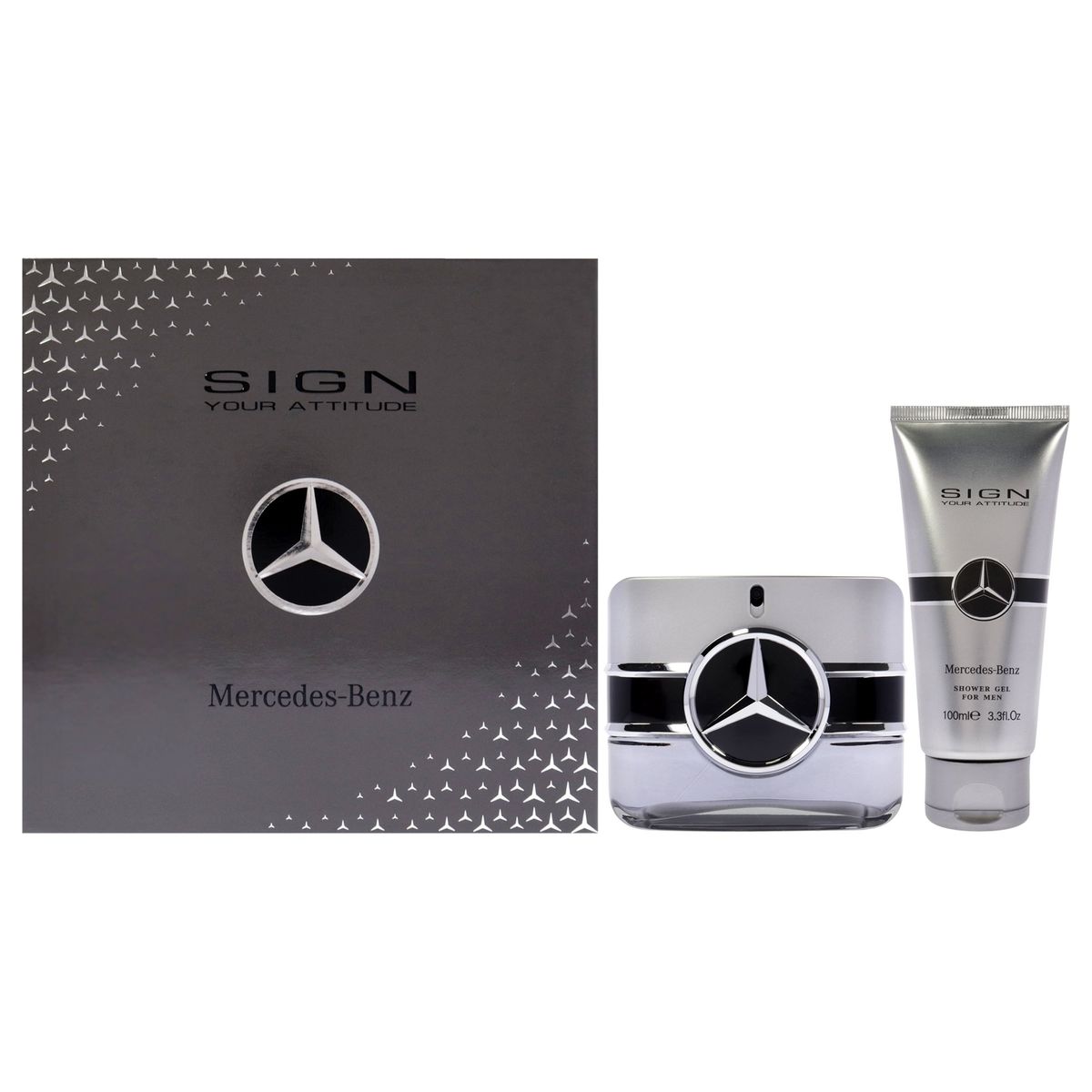MERCEDES BENZ - Sign Your Attitude 2023 EDT100ml+Gel Gift Set Mercedes-Benz