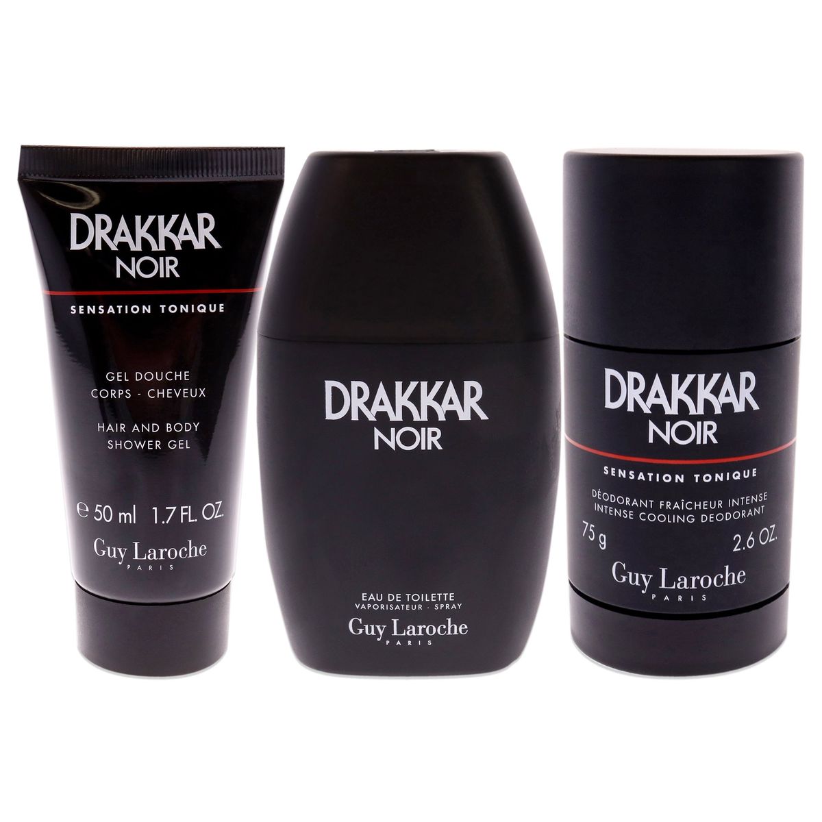 GUY LAROCHE - Drakkar Noir Set EDT100ml+Desodorante75ml+Gel Guy Laroche