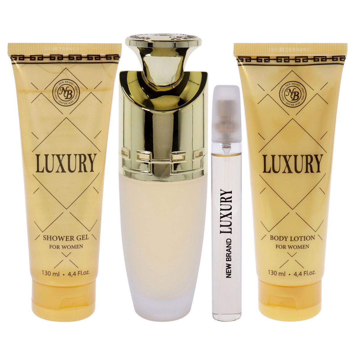 NEW BRAND - Luxury Gift Set EDP100ml+Gel de ducha+MiniEDP15ml New Brand