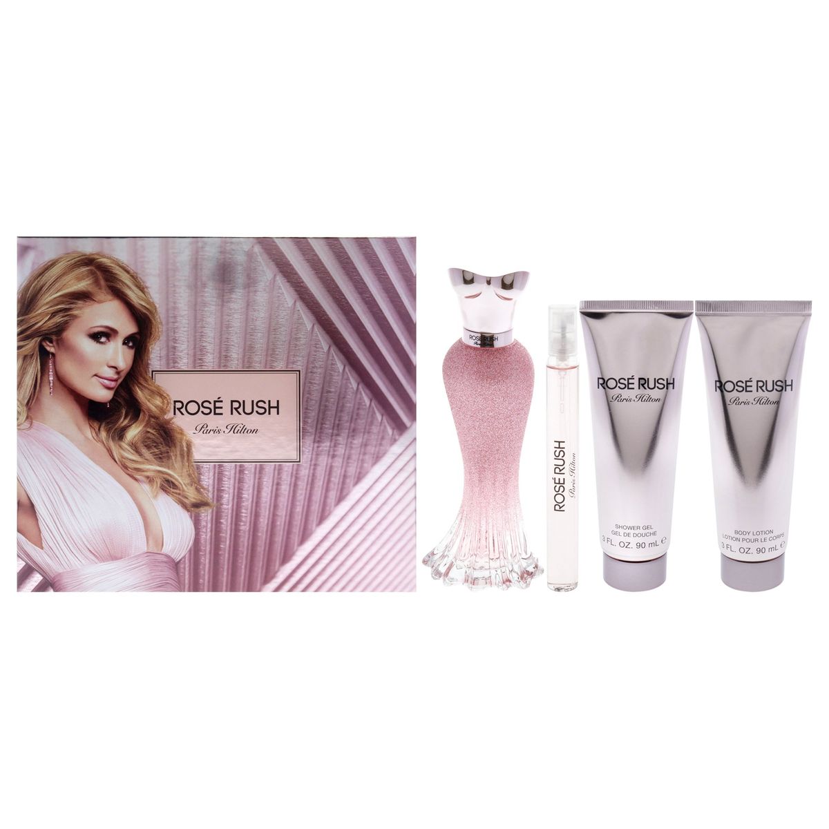 PARIS HILTON - Rose Rush Gift Set EDP+Gel de duch+Loción Paris Hilton