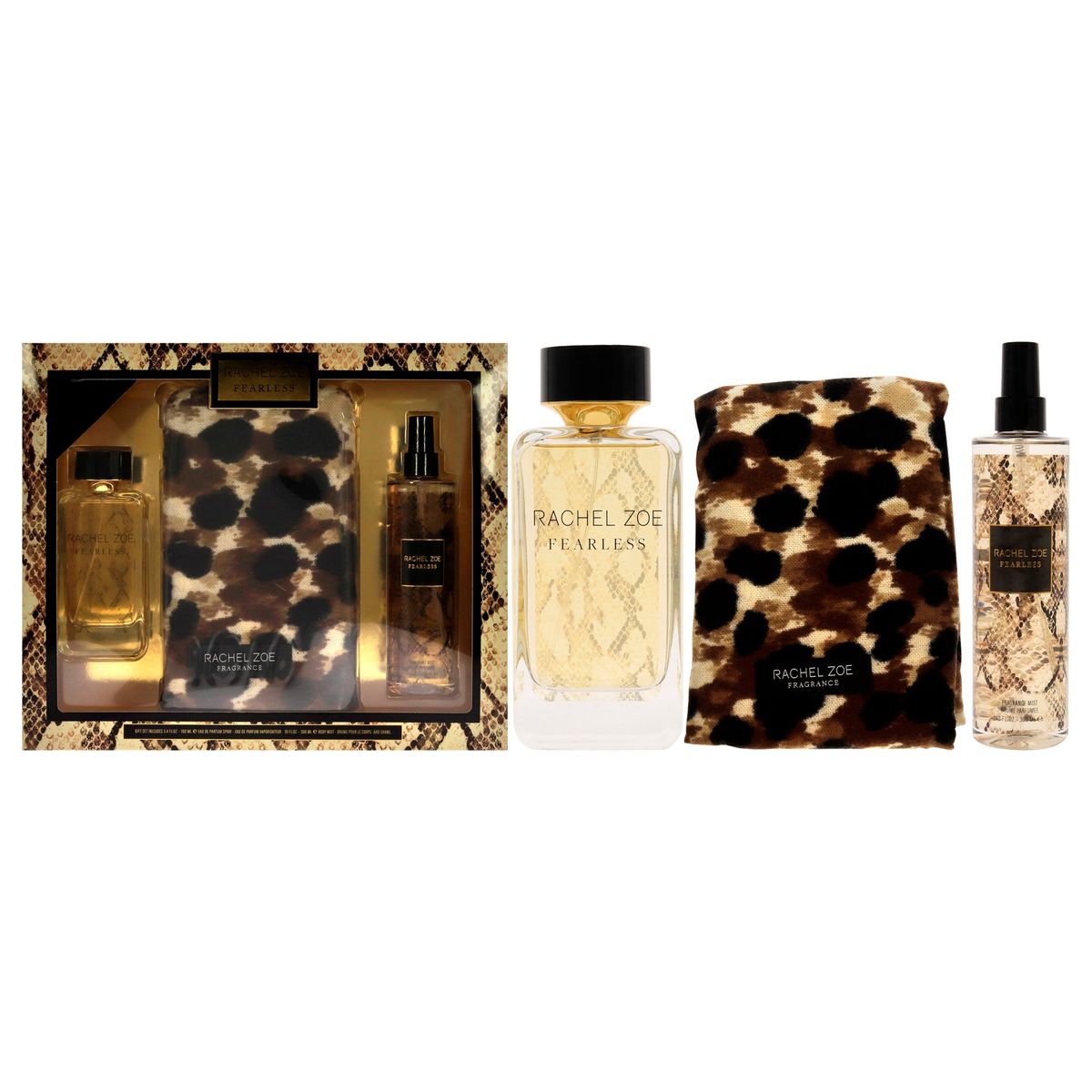 RACHEL ZOE - Fearless Gift Set EDP100ml+BodyMist295ml+Pañuelo Rachel Zoe