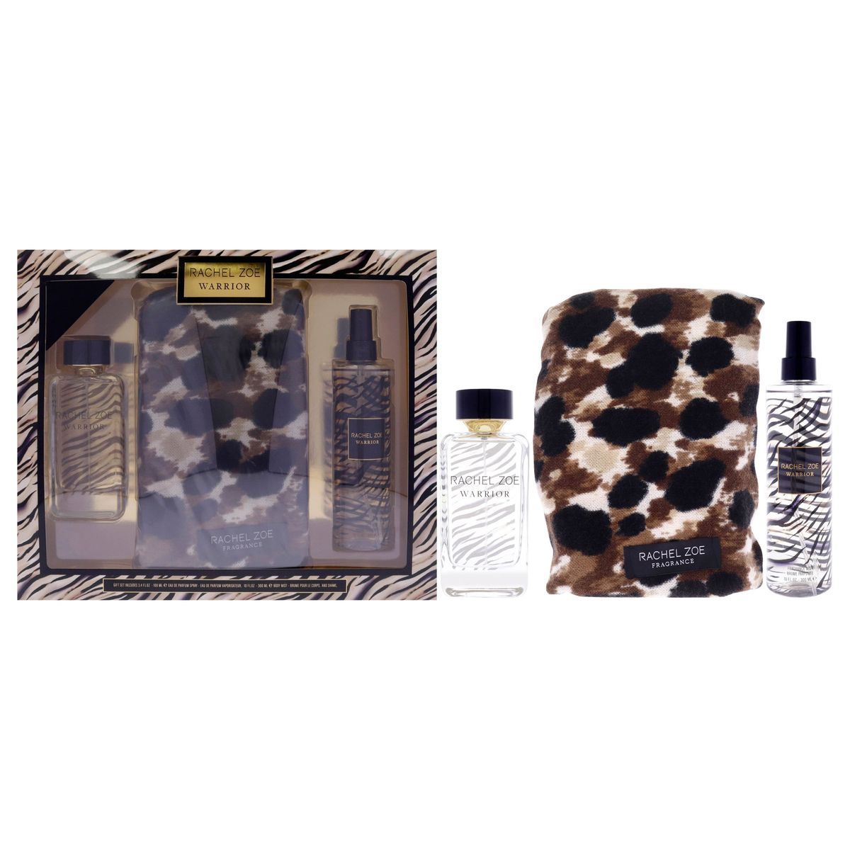 RACHEL ZOE - Warrior EDP100ml+BodyMist300ml+Pañuelo Gift Set Rachel Zoe