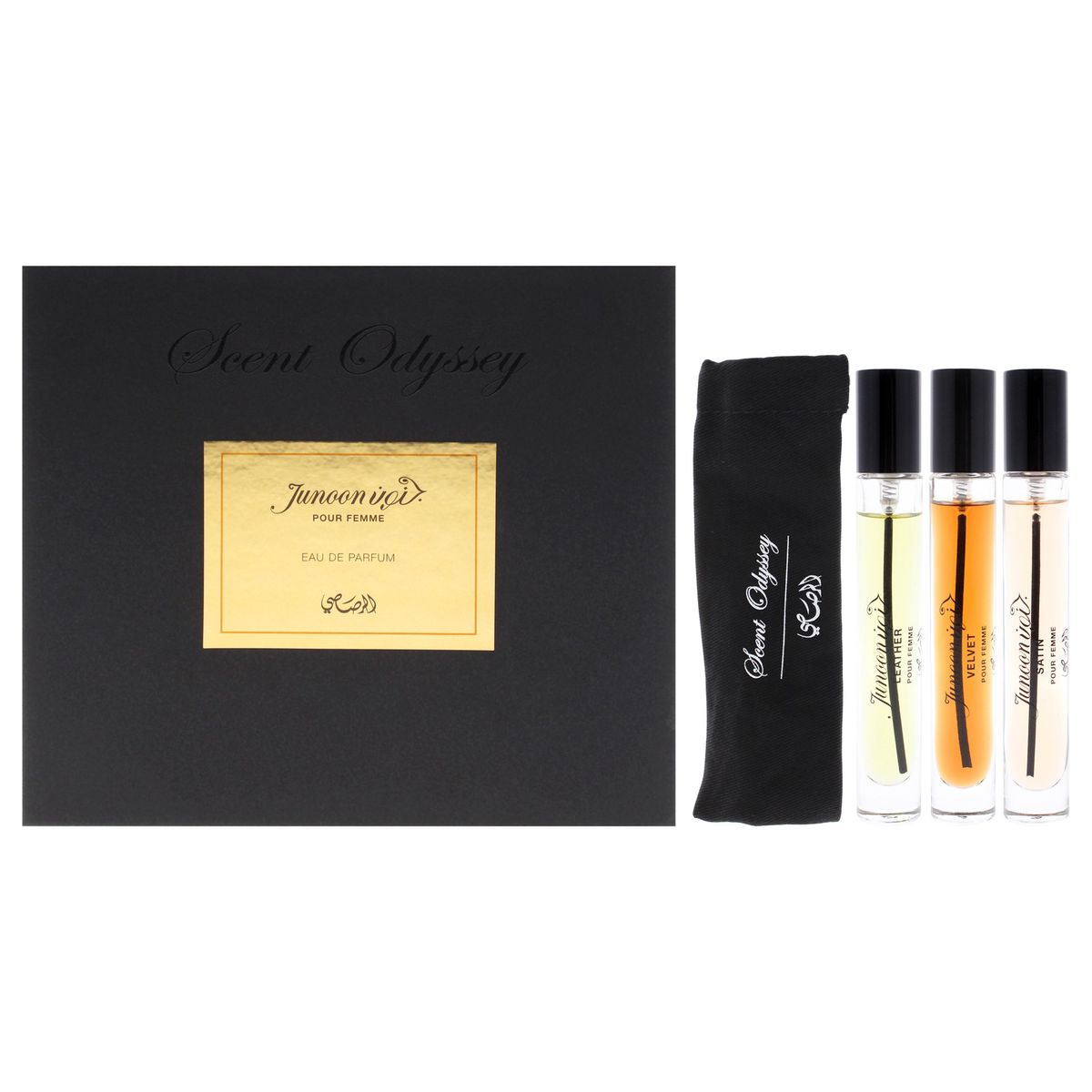 RASASI - Scent Odyssey Junoon 3 Mini Fragancias 75ml Gift Set Rasasi