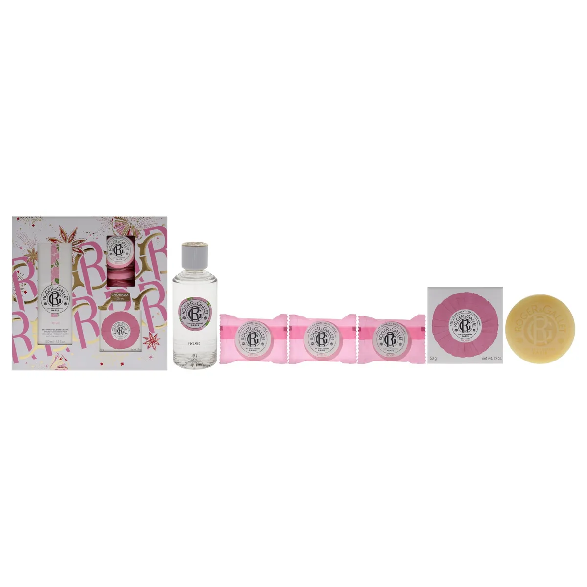 ROGER & GALLET - Rose AguaPerfumada100ml+Jabón Gift Set Roger Gallet