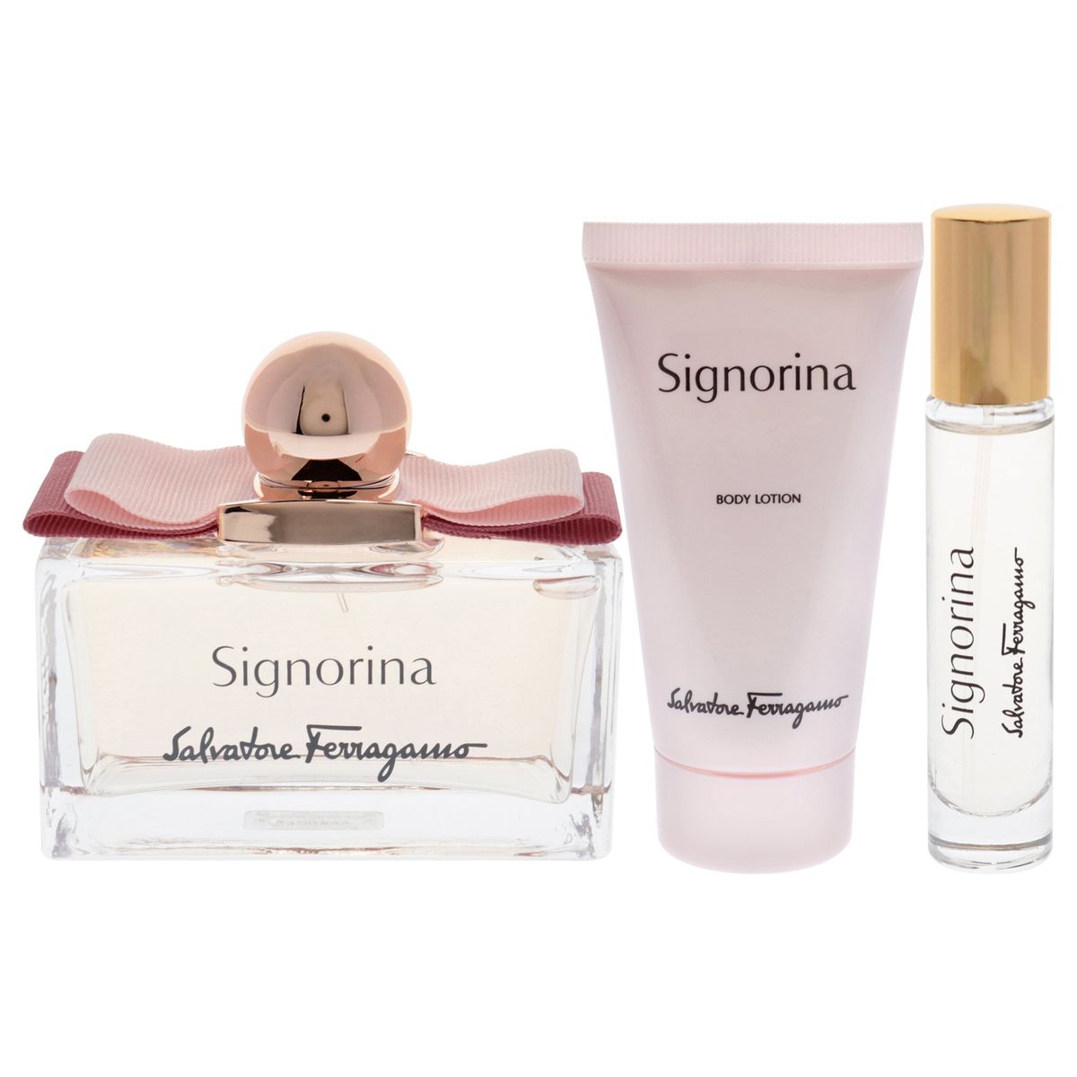 SALVATORE FERRAGAMO - Signorina Set EDP100ml+Loción+EDP10ml Salvatore Ferragamo