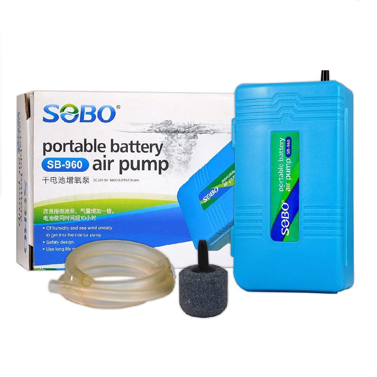 SOBO - SOBO BOMBA DE AIRE A PILAS  SB-960