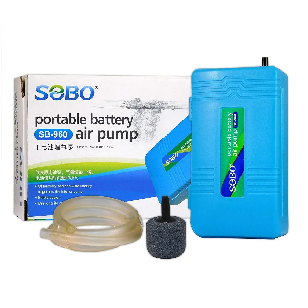 SOBO - SOBO BOMBA DE AIRE A PILAS  SB-960