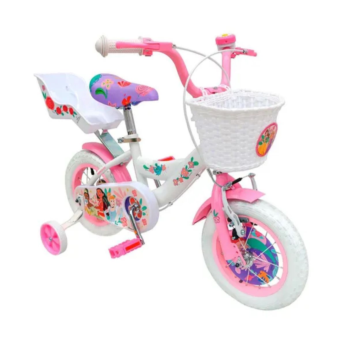 MONARK - BICICLETA MONARK PRINCESAS ARO 12 BLANCO ROSADO