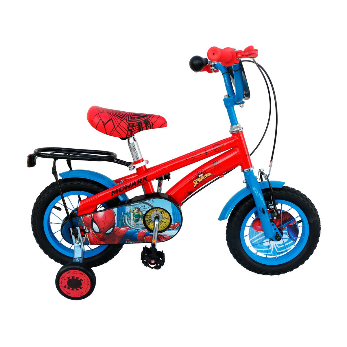 MONARK - BICICLETA MONARK SPIDERMAN HERO ARO 12 ROJO AZUL
