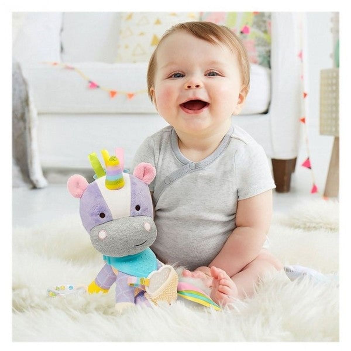 SKIP HOP - Colgante Juguetero Para Coche De Actividad Unicornio