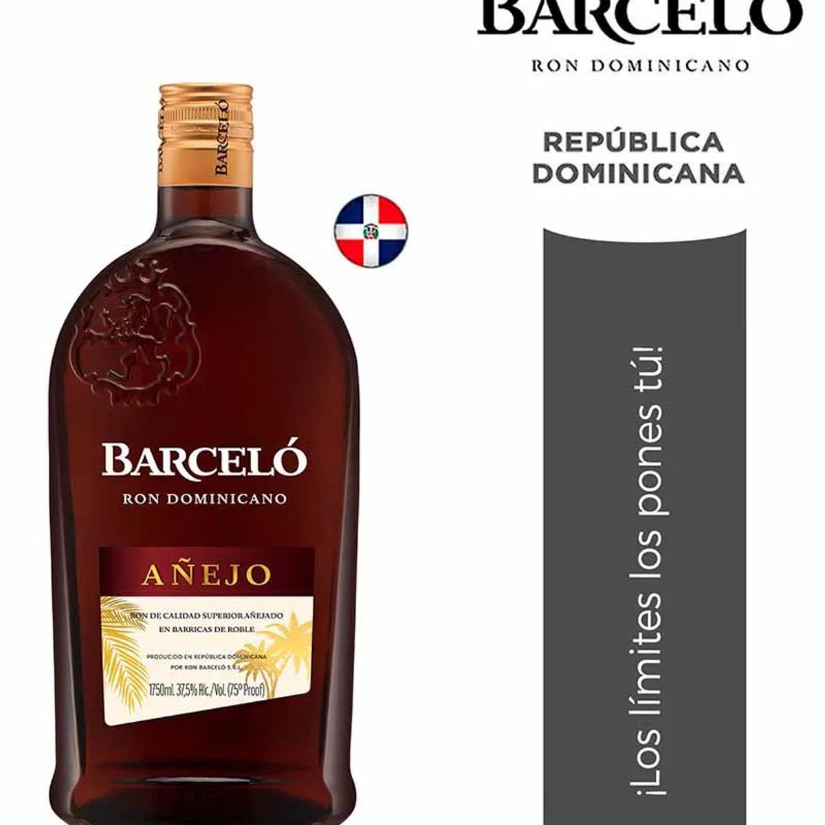BARCELO - Ron Barcelo Añejo 1.75 LT