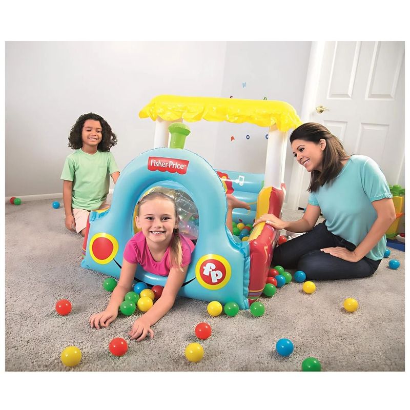 BESTWAY - Tren Inflabes con Pelotas Infantil Multicolor