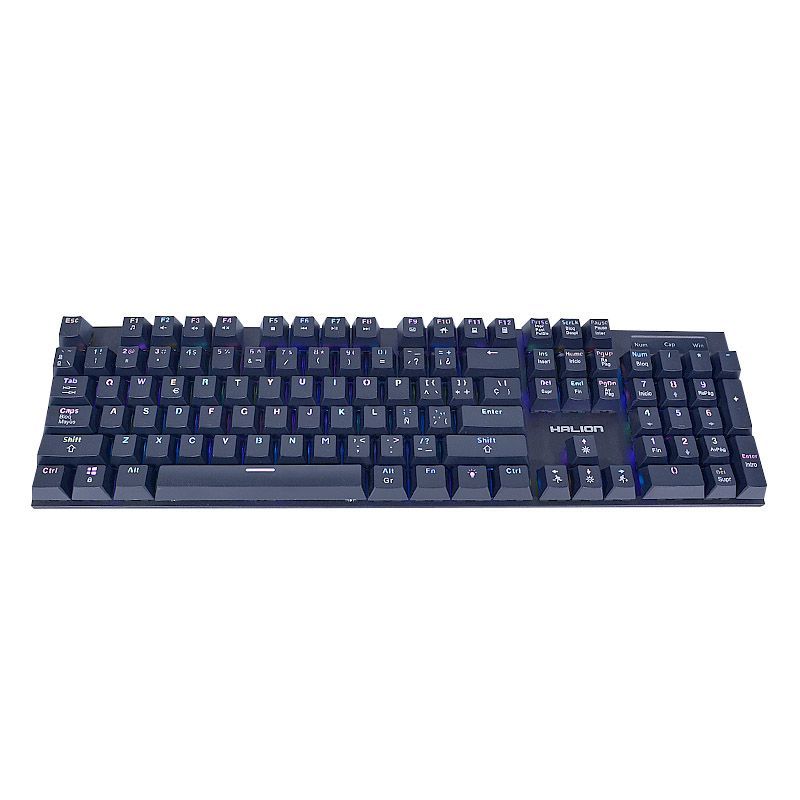 HALION - Teclado Gaming Halion Mecanico Enigma HA-KG912 RGB