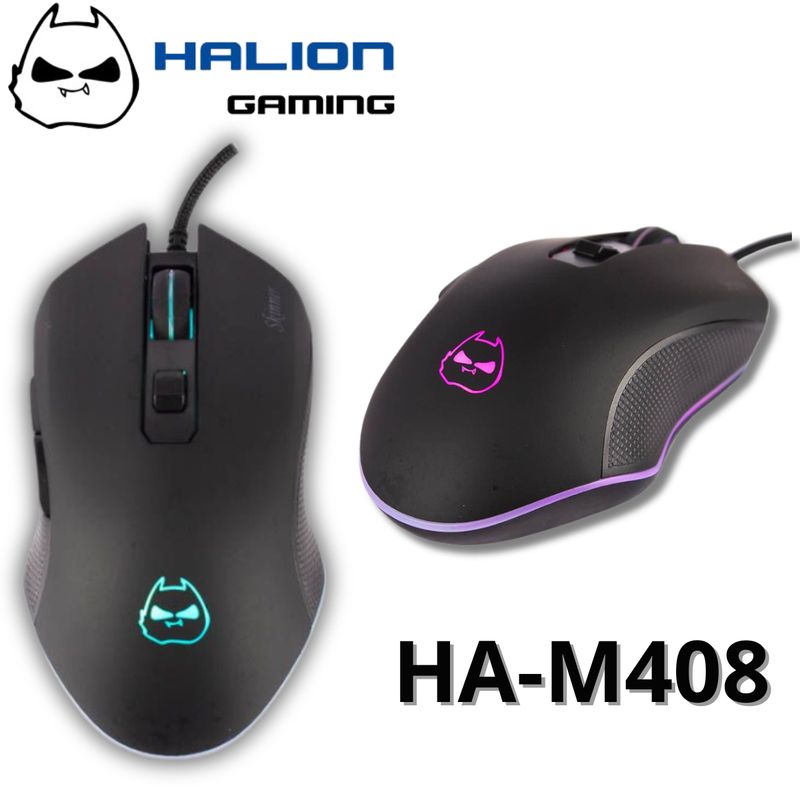 HALION - MOUSE GAMER HALION SKINNER HA-M408 RGB 7B