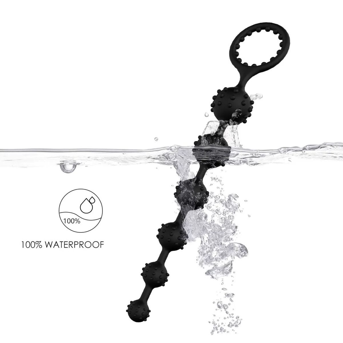 DR PINKY - Plug Cuentas Anales Dilatador Toto Bolas Chinas de Silicona Médica