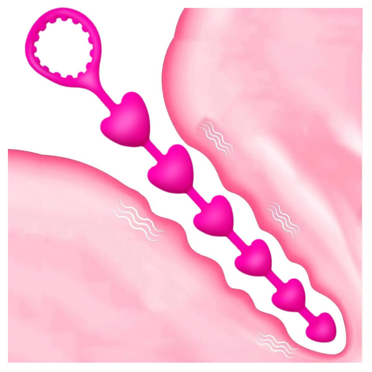 DR PINKY - Plug Cuentas Anales Dilatador Lily Bolas Chinas de Silicona Médica