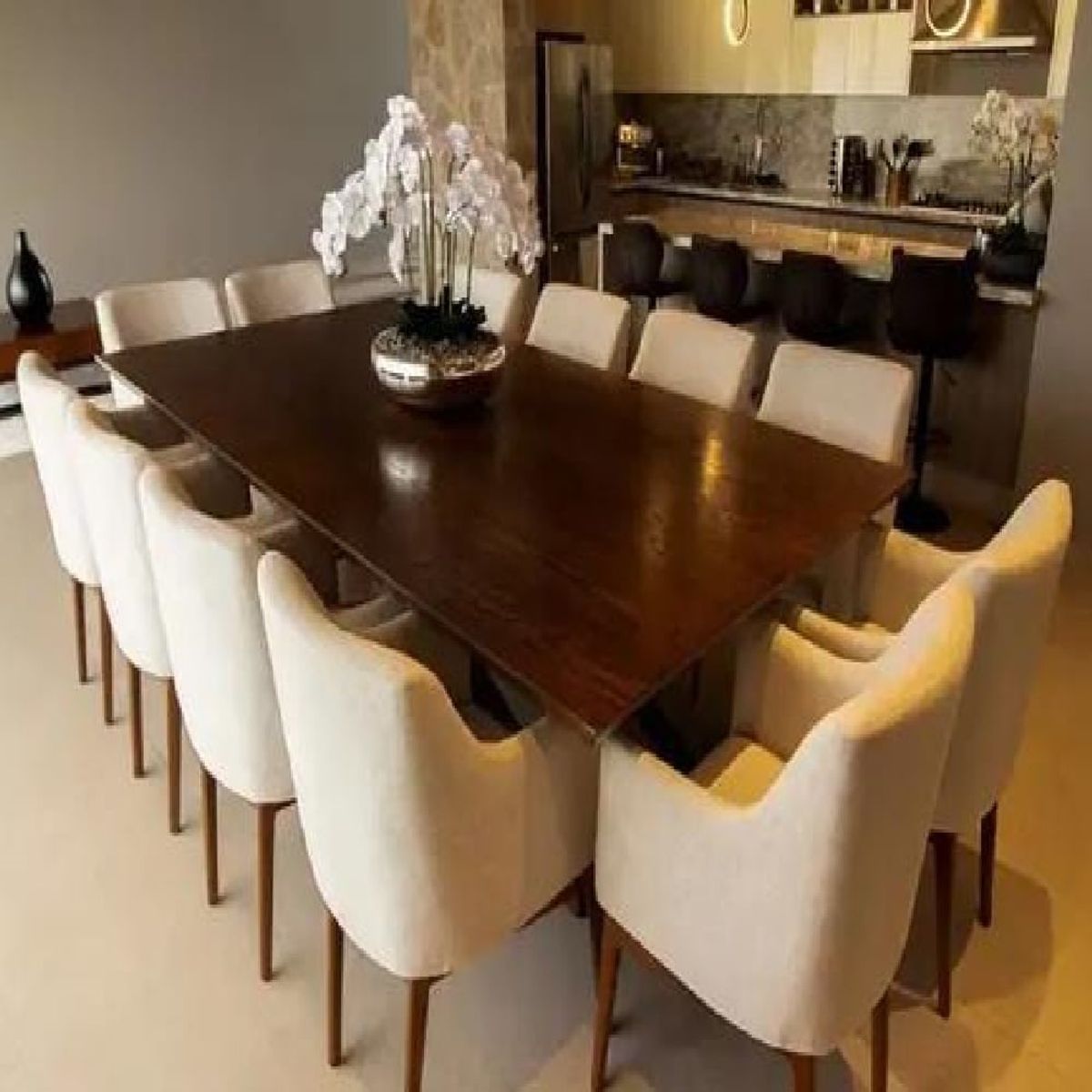 DMUEBLES - DM Comedor 12 sillas Bahamas - Beige