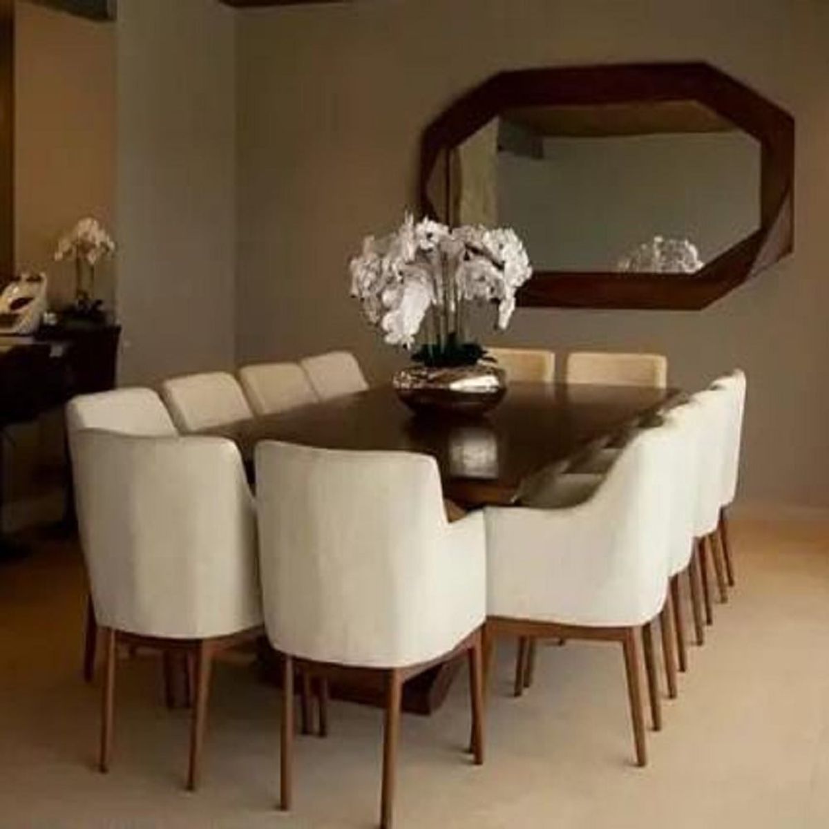 DMUEBLES - DM Comedor 12 sillas Bahamas - Beige