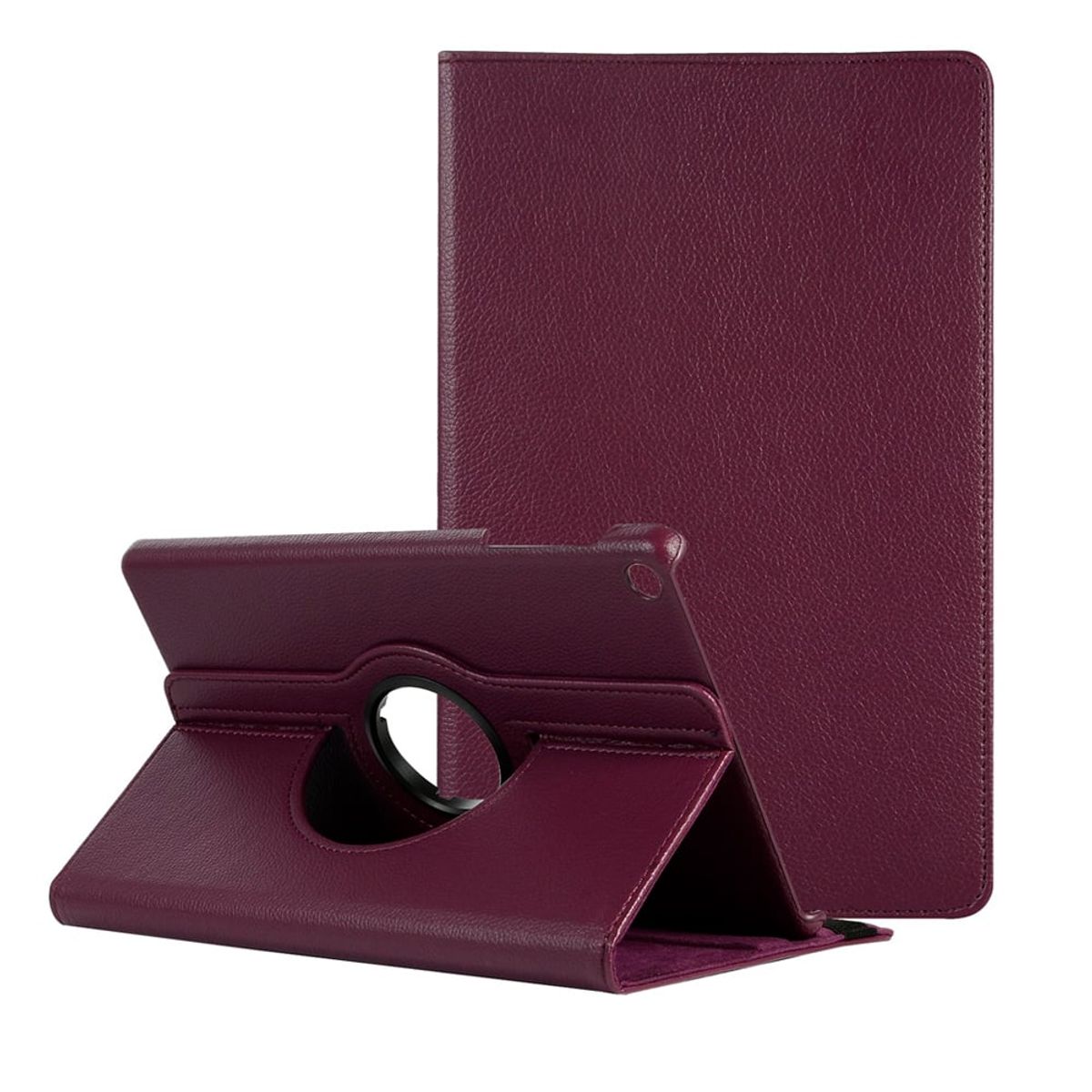 GENERICO - Funda para Lenovo Tab P11 2da Gen 115 Giratoria Morada Antishock