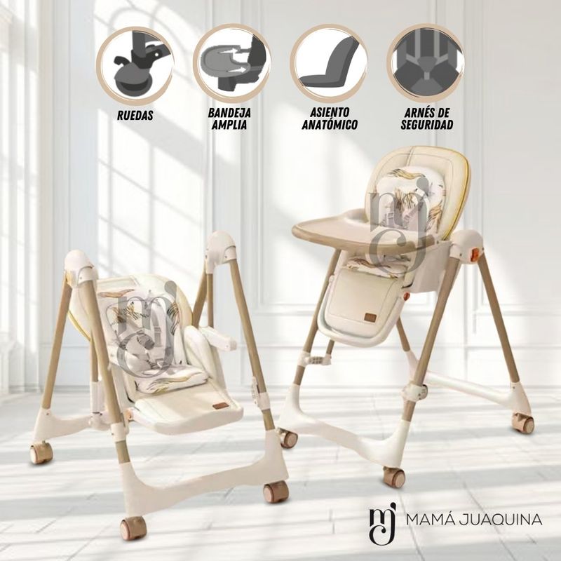 BABY - Silla de Comer «VANDIVIER » Edición Limitada Beige