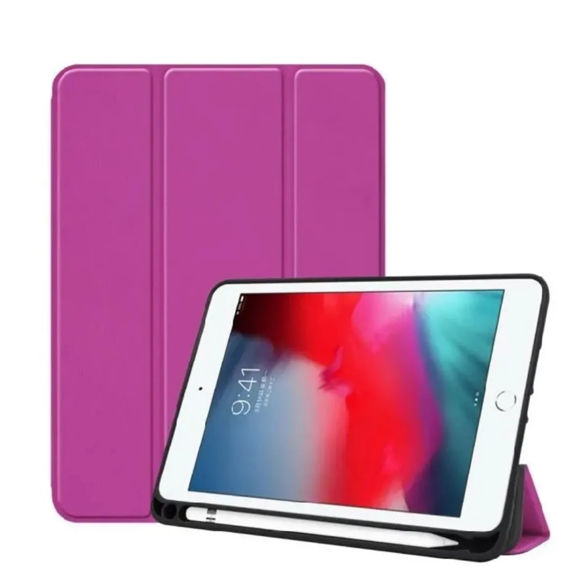 GENERICO - Funda para Samsung Tab S9 FE Plus 124 Imantada Morada Antishock