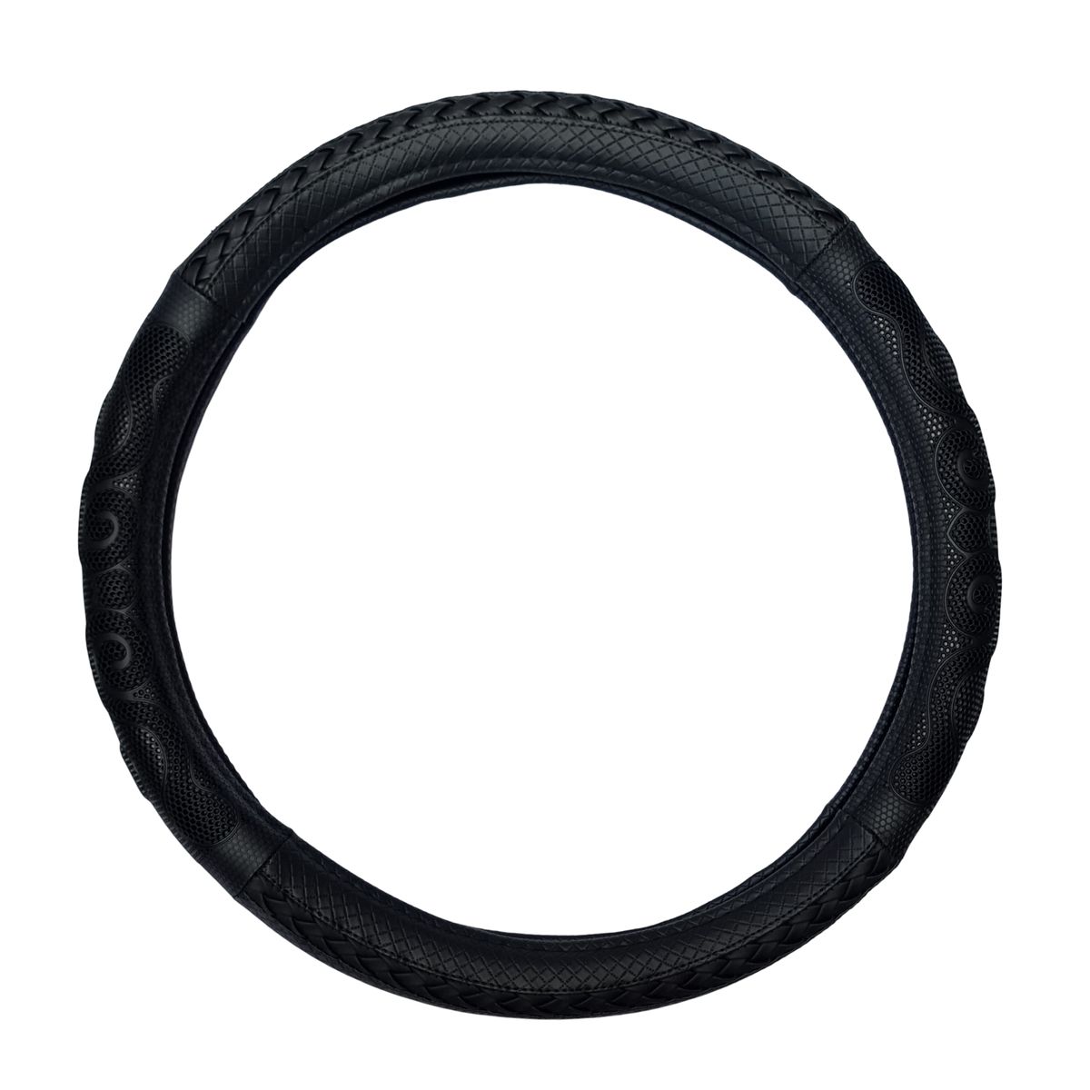 GENERICO - Funda De Volante Deportivo +Diseño Trensado Premiun