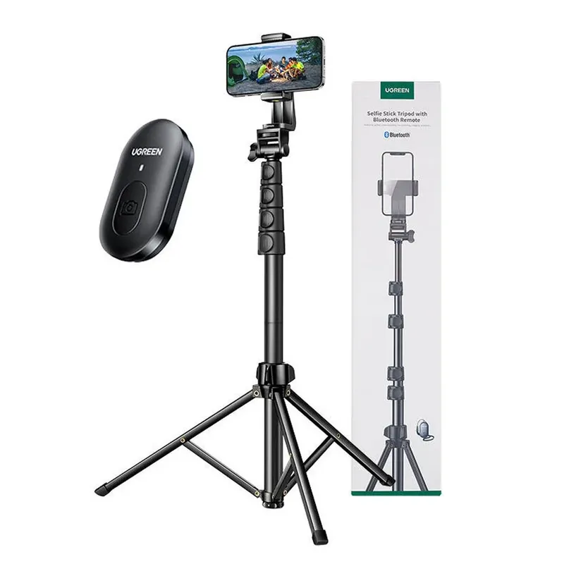 UGREEN - Tripode Selfie Stick Ugreen Soporte 2 en 1 LP680 Control Bluetooth