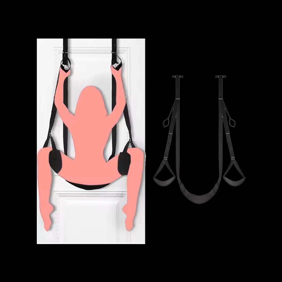 DR PINKY - Arnés Bondage BDSM Sado para Puerta