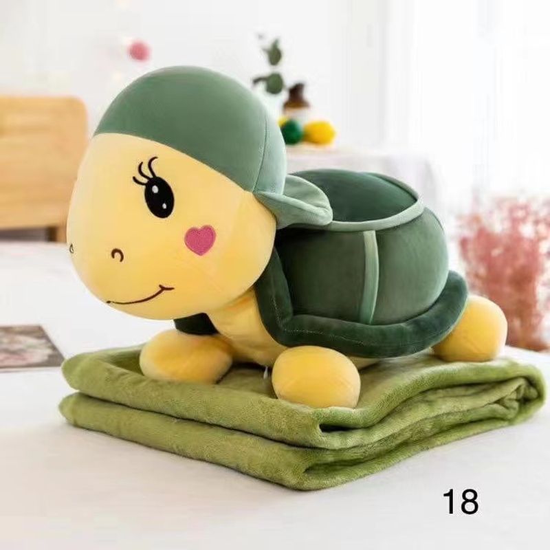 GENERICO - PELUCHE MANTA CON DISEÑO DE TORTUGA