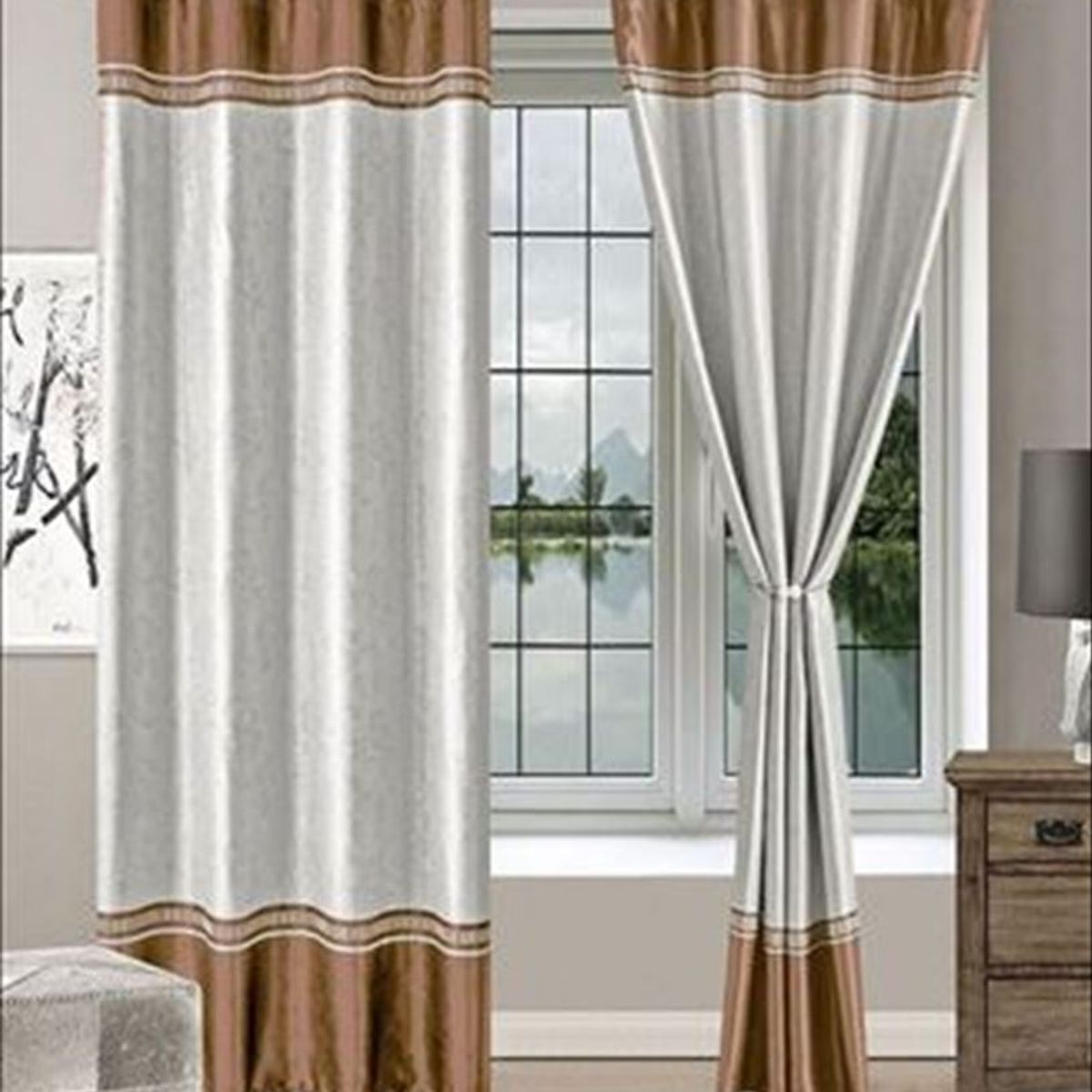 CASATEX - CORTINA BICOLOR BLACKOUT COLOR CAFÉ CASATEX 3M